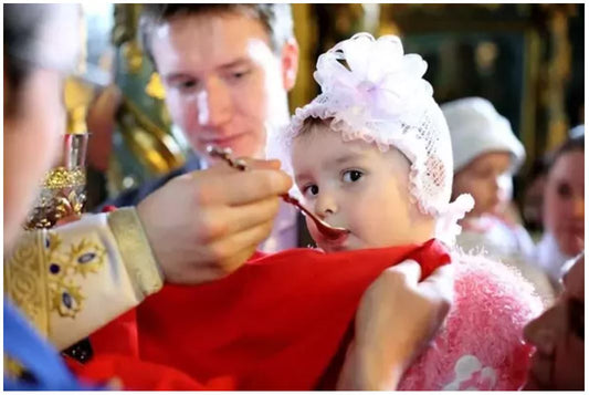 Communion Tradition After Baptism: Greek Orthodox