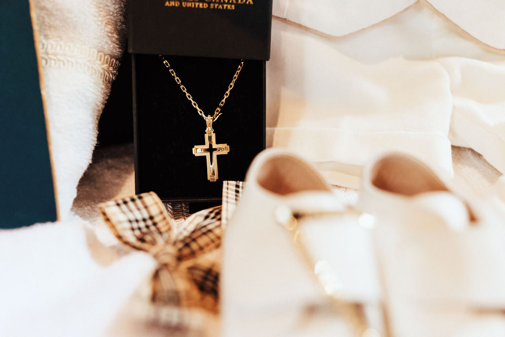 Triantos Modern Religious Gold Christian crosses made in Greece 