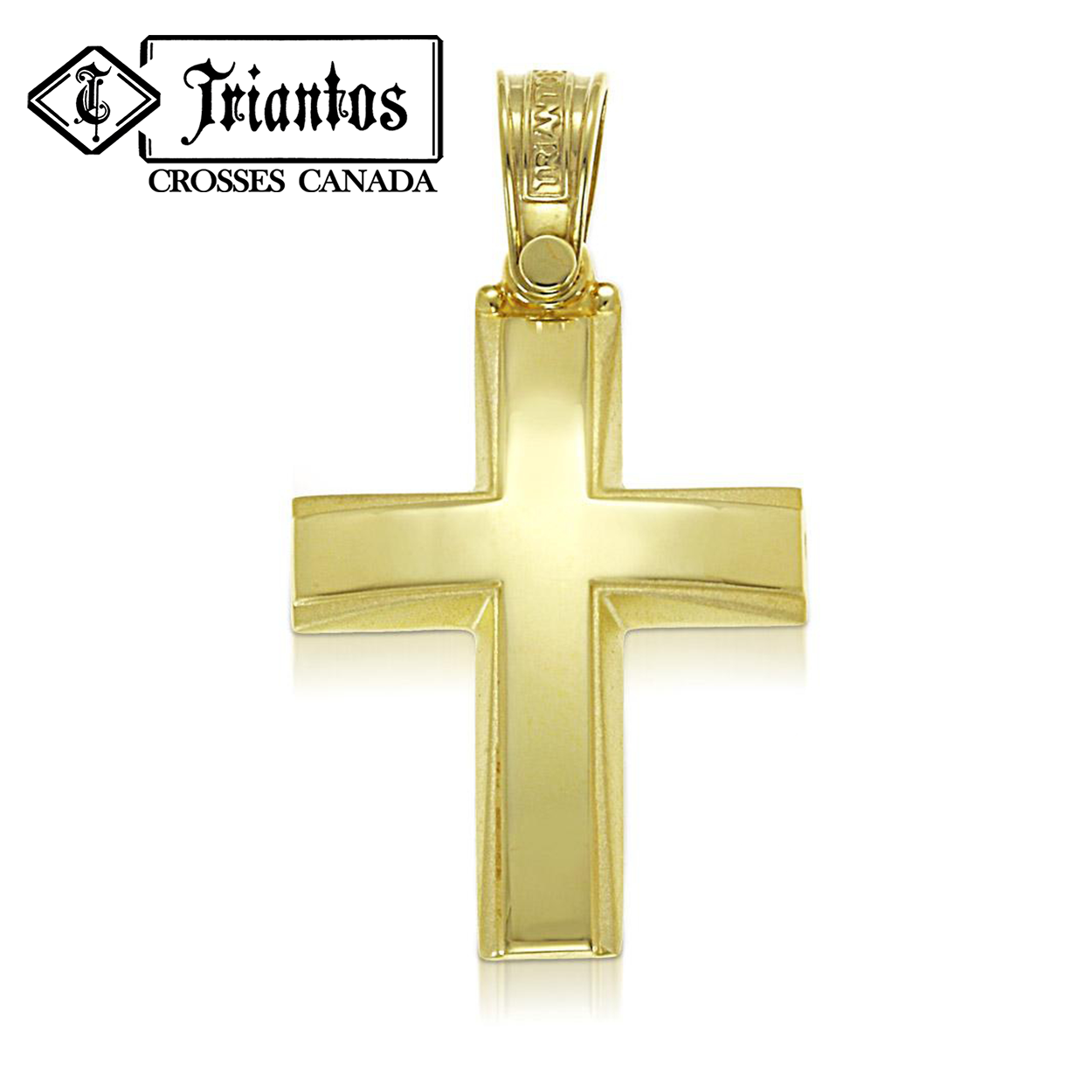 Yellow Gold Cross 14K Religious Pendant