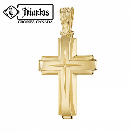 YELLOW GOLD CROSSES – Triantos Crosses - 1971318 ONTARIO INC