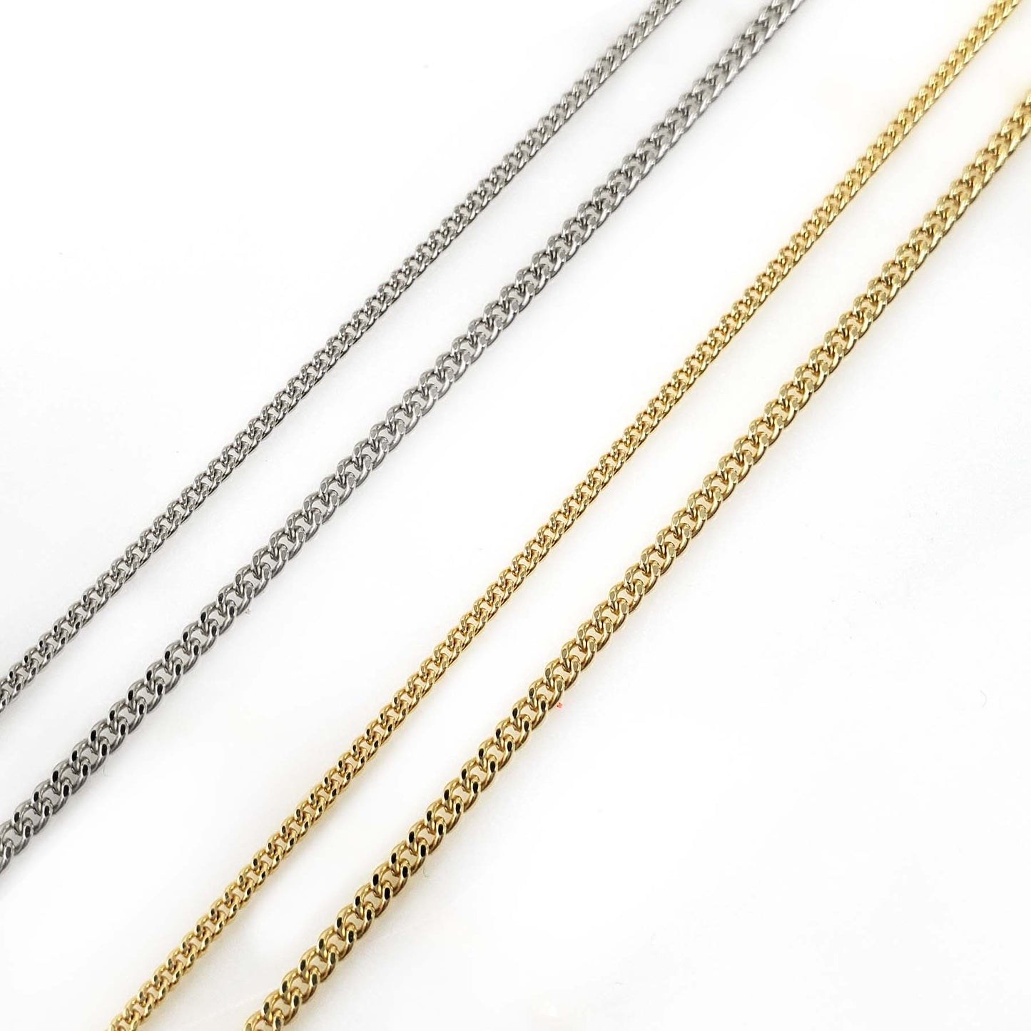 10K Yellow Gold Curb Chain Necklace