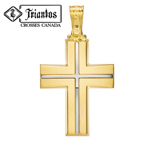 Triantos Greek Gold cross 