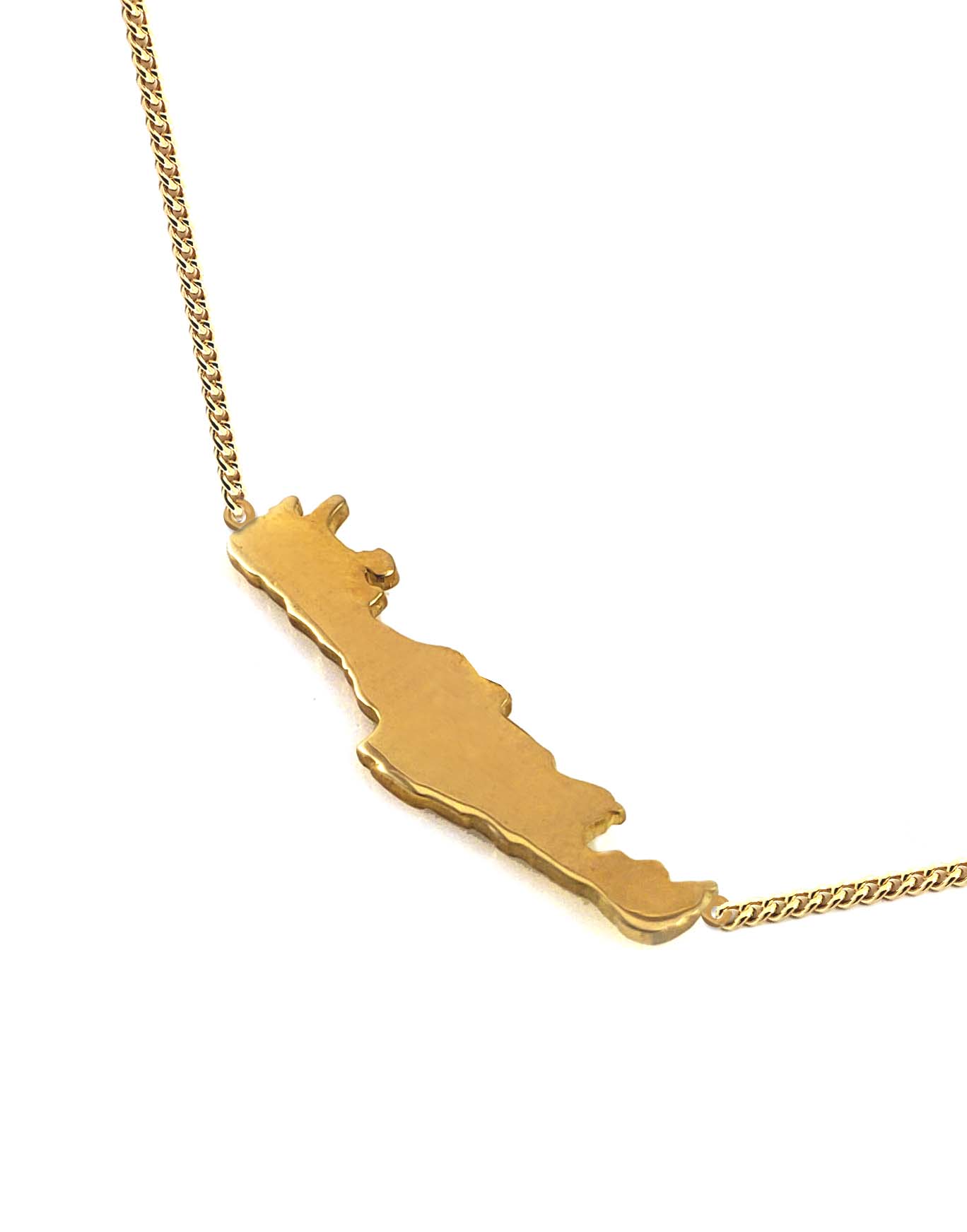 Woman Map of Crete pendant with chain